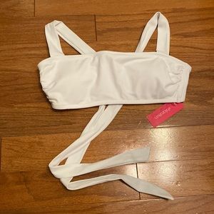 white target bathing suit top!